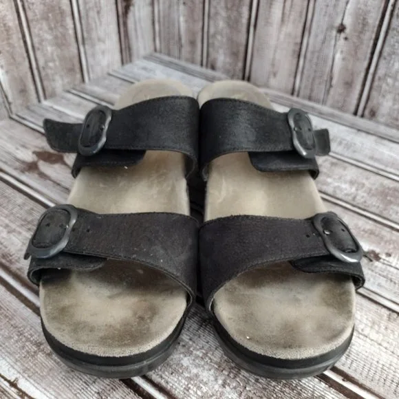 Dansko | "Sophie" Black Strappy Sandals Sz 10 - Picture 6 of 11